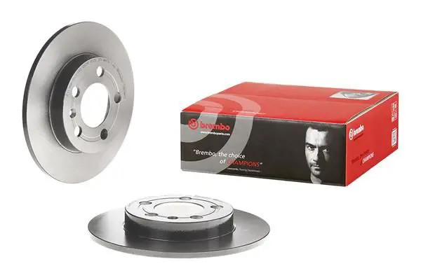 Brembo Bremsscheibe 08.9148.11, Hinten, Voll, 1 Stück - Bild 2