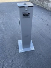 Purell® Reflective Silver Floor Stand Dispenser for Hand Sanitizing Wipes
