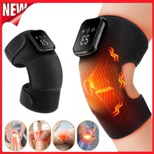 Electric Knee Massager for Pain Relief with 3 Vibration Modes, 3 Heating Levels