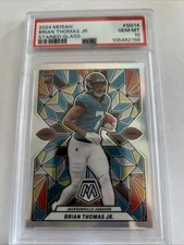 2024 Mosaic: Brian Thomas Jr. PSA 10 Stained Glass SSP (RC) Case Hit #SG-14