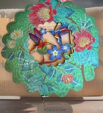 Hummingbird Wind Spinner Hanging Wind Sculptures,Wind Spinners for Yard Garden