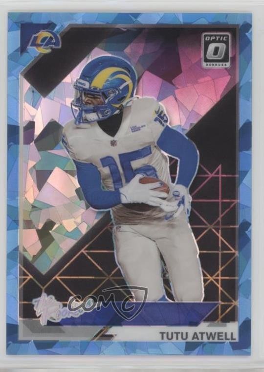 2021 Panini Donruss Optic The Rookies Ice Prizm 9/15 Tutu Atwell #TR-14 RC 0rd2