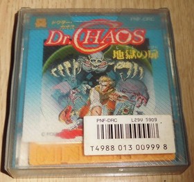 Dr Chaos W/Case Manual Retro Nintendo Famicom Disk System FC Used Game NTSC-J JP