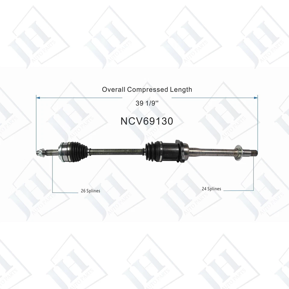 OE Front Pair Left Right CV Axle Shaft For 19-24 Toyota RAV4 2.5L FWD USA Built - Image 2 of 4