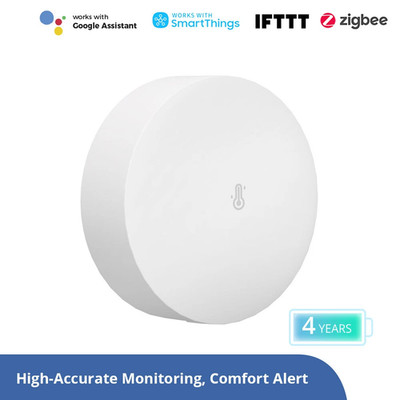 Temperature And Humidity Sensor Work with ZigBee Bridge Real-time Data Check