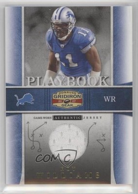 2007 Donruss Gridiron Gear Playbook O's Jersey 23/250 Roy Williams #PB-11 0af