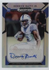 2019 Panini Prizm Draft Picks Silver Derrick Baity Jr #229 Auto 1q03