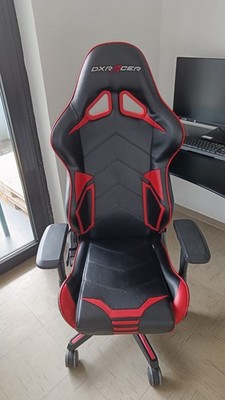 DXRacer Racing Pro Gaming Stuhl Kunstleder schwarz/rot Komfort