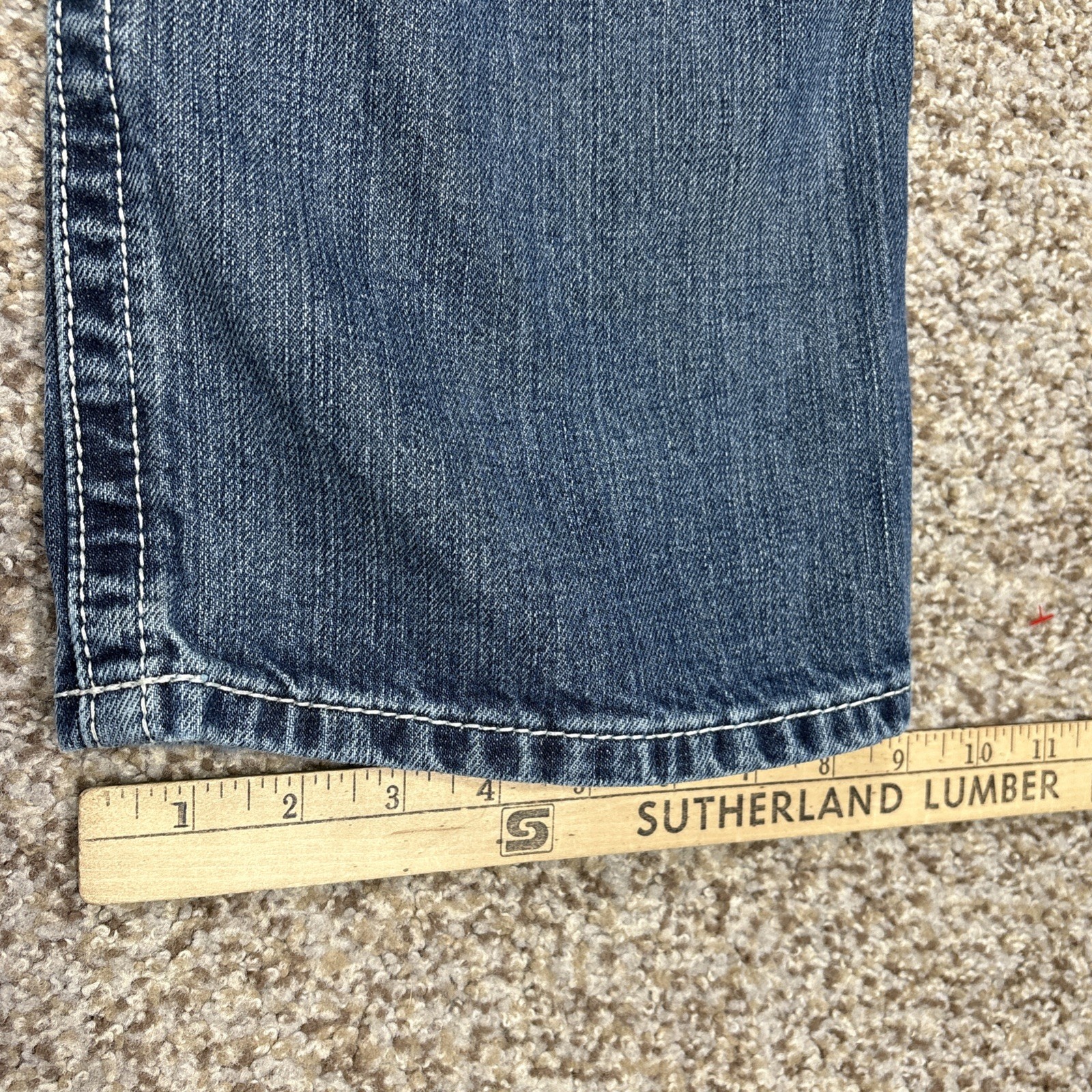 Ariat Jeans Mens 40x32 Blue M4 Low Rise Boot Workwear Denim Fits 40 X 31 - View 12