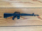 Vintage Hasbro GI Joe Accessory M-16 Rifle Black Plastic Hong Kong