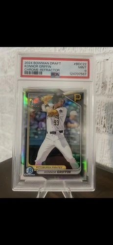 2024 Bowman Draft - Chrome Konnor Griffin #BDC-22 Refractor (RC) PSA 9