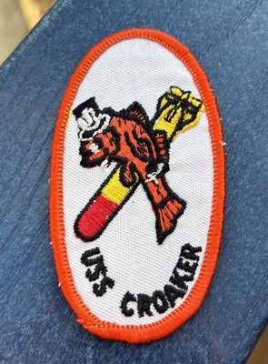 Patch USS Croaker SS-246 Submarine Patch  US Navy Torpedo Vintage