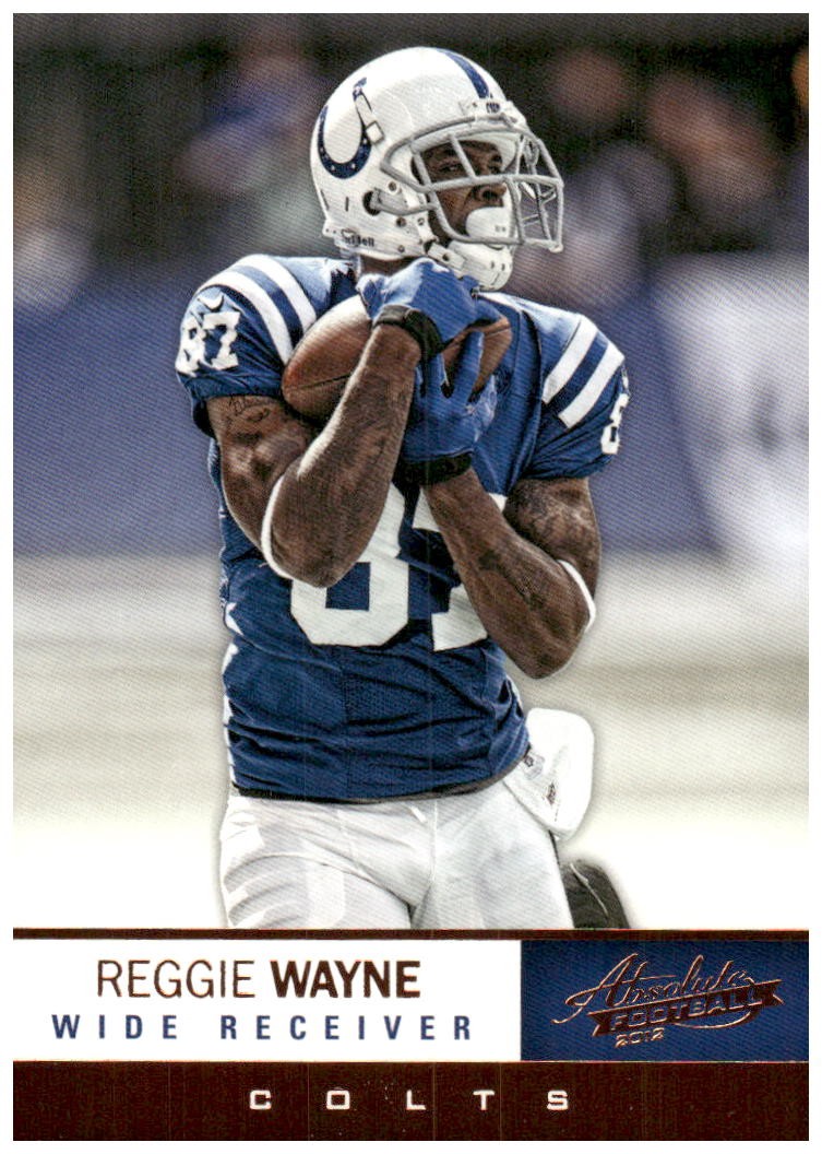 2012 Panini Absolute #20 Reggie Wayne Retail