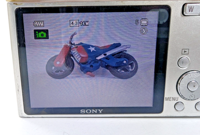 Sony Cyber-shot DSC-W320 14.1MP Digital Camera - Silver for sale