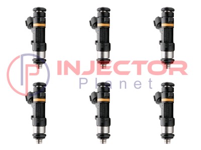 Set of 6 Bosch 0280158042 fuel injector 2005-07 Infinity G35 VQ35DE 16600-CD700