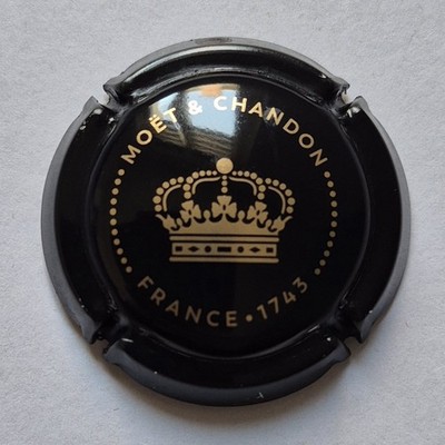 Champagnerkapsel Moët & Chandon  ️ Nr. 246e - JEROBOAM Krone schwarz - RAR