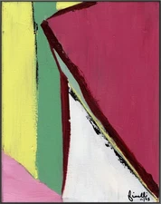 Finelli Original Art 11x14 PAINTING ABSTRACT EXPRESSIONISM Painting ARTWORK G2B