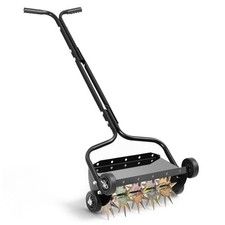 Uimoso 18-Inch Manual Push Lawn Aerator with ...