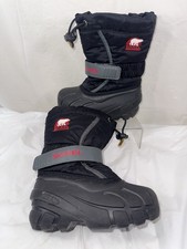 Sorel Flurry Toddler Boy's Winter Snow Boots Size 9 Insulated Waterproof