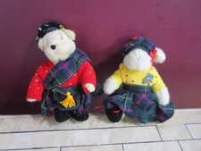 SALE Muffy VanderBear Hoppy VanderHare stuffed NABCO Highland Fling