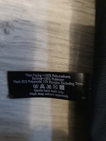 BNWOT Vintage Ann Summers Indulge Black Faux Leather & PVC Corset Top Sz Medium