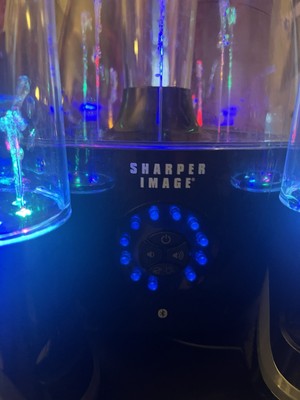 Sharper Image 2.1 Channel Bluetooth Multimedia LED Dancing Water Sound System