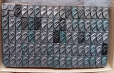 Antique Letterpress 12 x 24pt  leaf border  Print Type U33