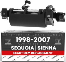 Tailgate Handle Assembly Replacement - Compatible with 2001-2007 Sequoia Plastic