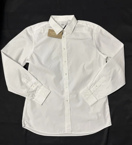 Camicia BURBERRY uomo 17 43 euro bianca classica nuova con etichette