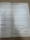 1856 Franklin Pierce Signed U.S. Bounty Land Patent War of 1812 Iowa 80 Acres — photo 2