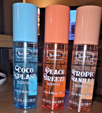 B-Pure "Coco/Peach/ or Tropic Vanilla Splash" scentrd hair  body mist 4fl.oz