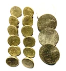 Lot of 12 Small & 4 Large 18th Century Pewter Buttons, Repro