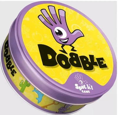 ASMODEE Classic Dobble Card Game Funny Family Card Game Fun Children Adults 2-8 Players