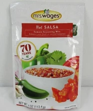 Lot Of 5 Mrs. Wages 4 oz Hot Salsa Tomato Seasoning Canning Mix