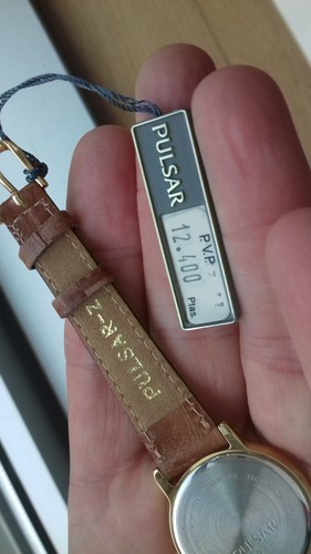 Pulsar Seiko PYA002 CALENDAR VINTAGE COLLECTION WATCH NOS UHR MONTRE FOND - Imagen 12 de 12