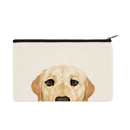 Hund Katze Canvas Kosmetik Make-up Reißverschluss Tasche Etui Federmäppchen für Frauen, Mädchen - Bild 56 von 220