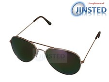 Purple Mirrored Sunglasses Shades Reflective Lens Unisex Pilot Frame AA018