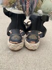 Vince Camuto Women’s Defina Leopard Print Black Leather Espadrilles Size 7.5M — photo 6