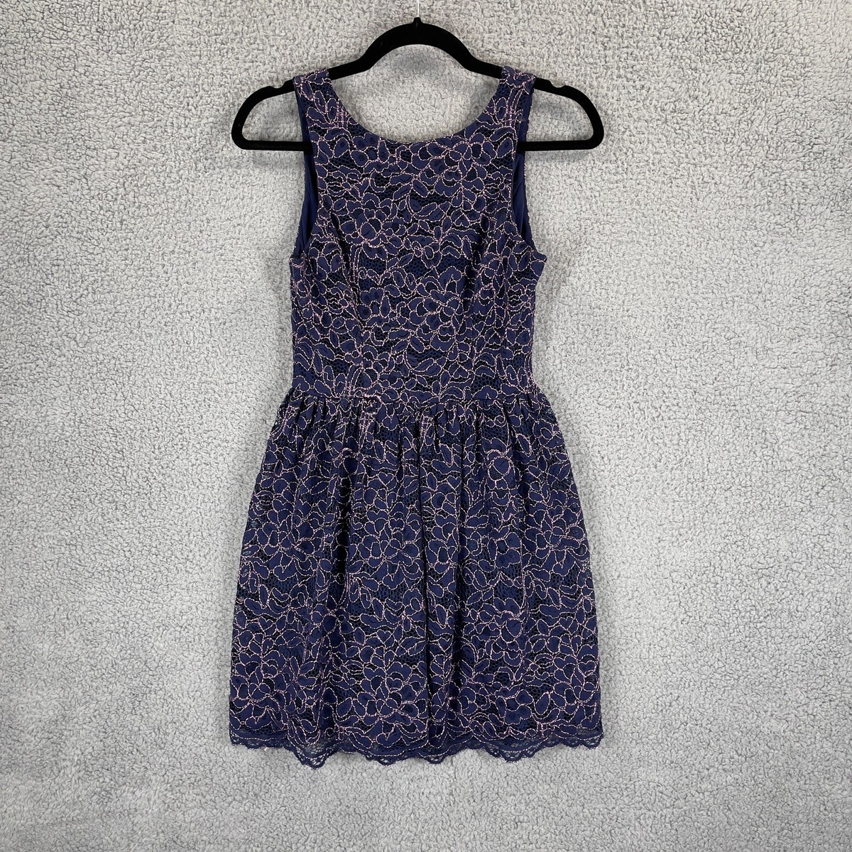 fitted lace wedding dress Amazon.com: Speechless Juniors Fit & Flare Dress with Layered Skirt Navy :  Clothing, Shoes & Jewelry main image 0