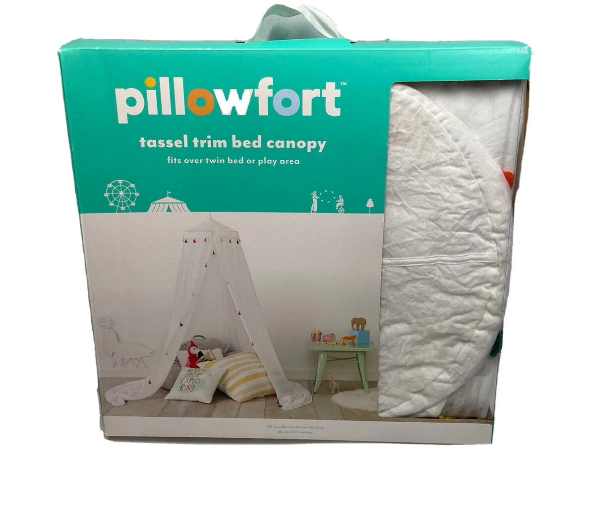 Pillowfort tassel hotsell trim bed canopy