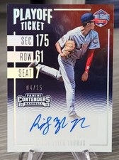 Ricky Tyler Thomas 2016 Contenders Playoff Ticket Autograph /15 CNT-RT Cubs/Mets