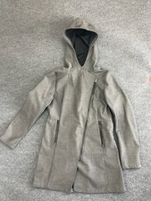 Mia Melon Vanessa Jacket Women's M Gray Mesh-lined Waterproof Full Zip Hooded