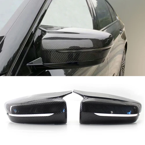 M Style Carbon Fiber Wing Mirror Cover Cap For 2017-2020 BMW G30 G20 G11 G12