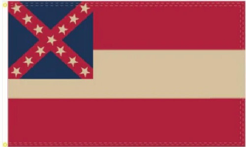 Bandiera CSA Vicksburg 1° Nazionale Guerra Civile 3x5 Piedi Con Occhielli – Trade Winds