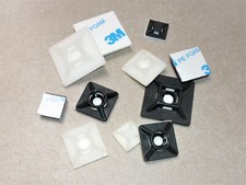 100St. Klebesockel für Kabelbinder Befestigungssockel Montagesockel Halter