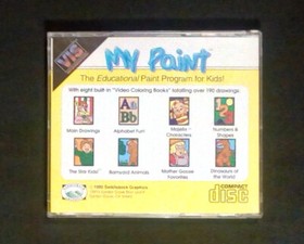 Tandy Memorex VIS My Paint Saddleback Graphics Educational Program for Kids