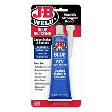 JB Weld Rtv Silicone Gasket Maker And Sealant - 3 Oz. - Blue (31316)