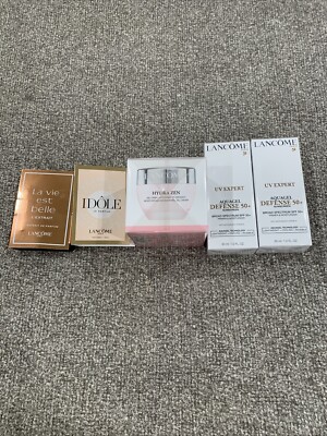 Lancôme Paris Bundle! Hydra Zen, 2x UV Expert Aquagel Sunscreen, Parfumes