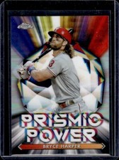 2021 Topps Finest Baseball Bryce Harper Prismic Power