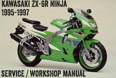 1995-1997 Kawasaki ZX6R ZX-6R ZX600 Repair Workshop Service Manual